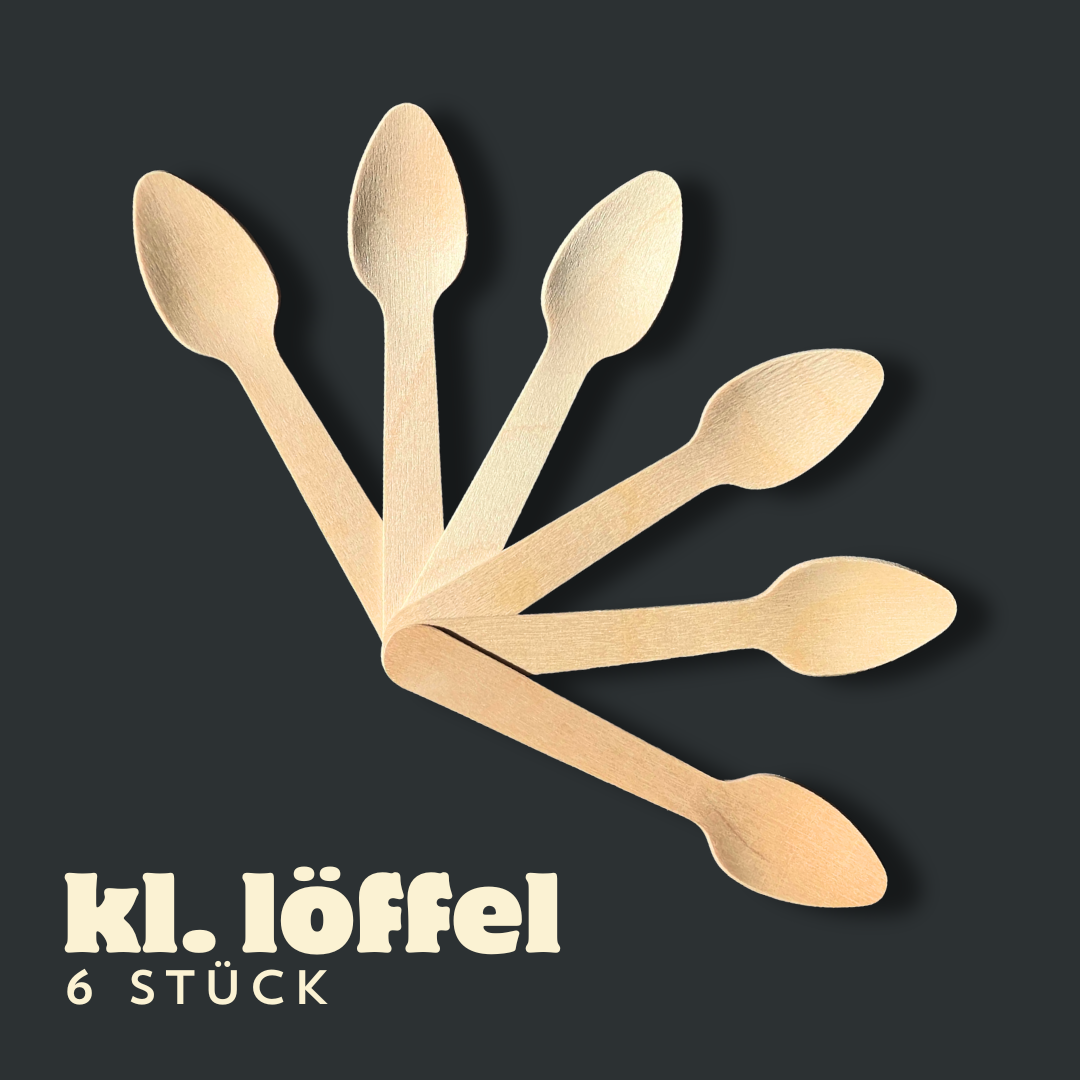 Kleine Holzlöffel–6er Set