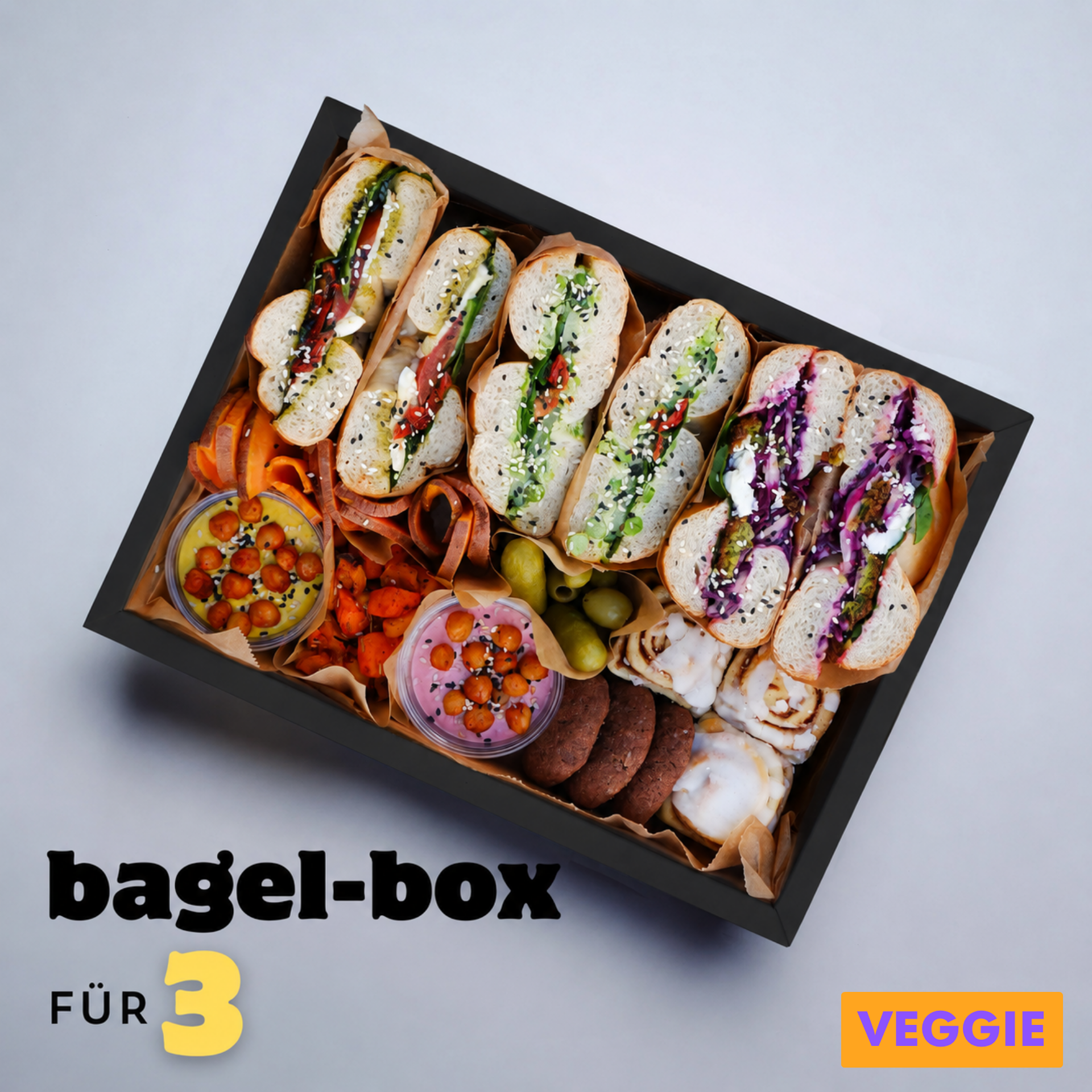 Bagel Box für 3 Personen