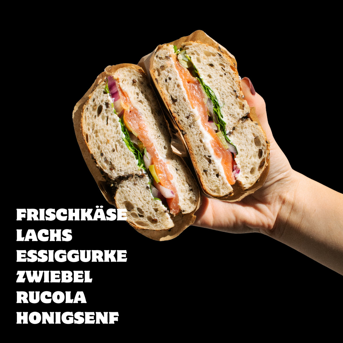 Lachs und Pute Bagel-Box