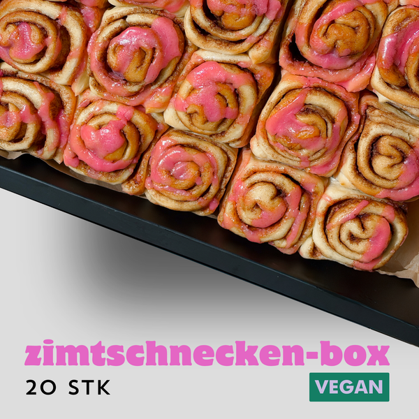 Zimtschnecken Box VEGAN (20 Stk.)