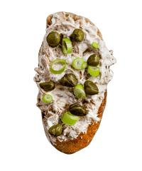 Thunfisch, Frischkäse, Kapern
