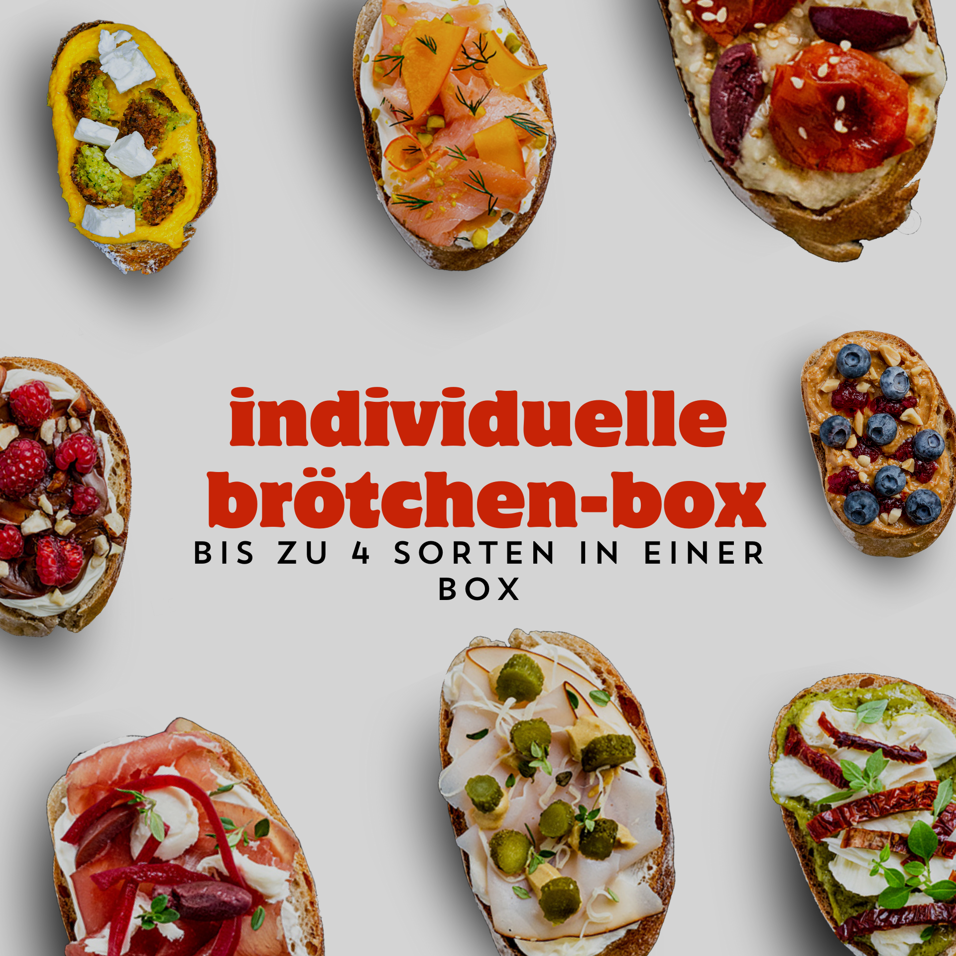 Individuelle Brötchen-Box