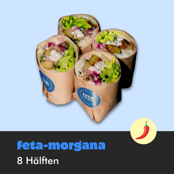 Feta-Morgana (8 Wrap-Hälften)