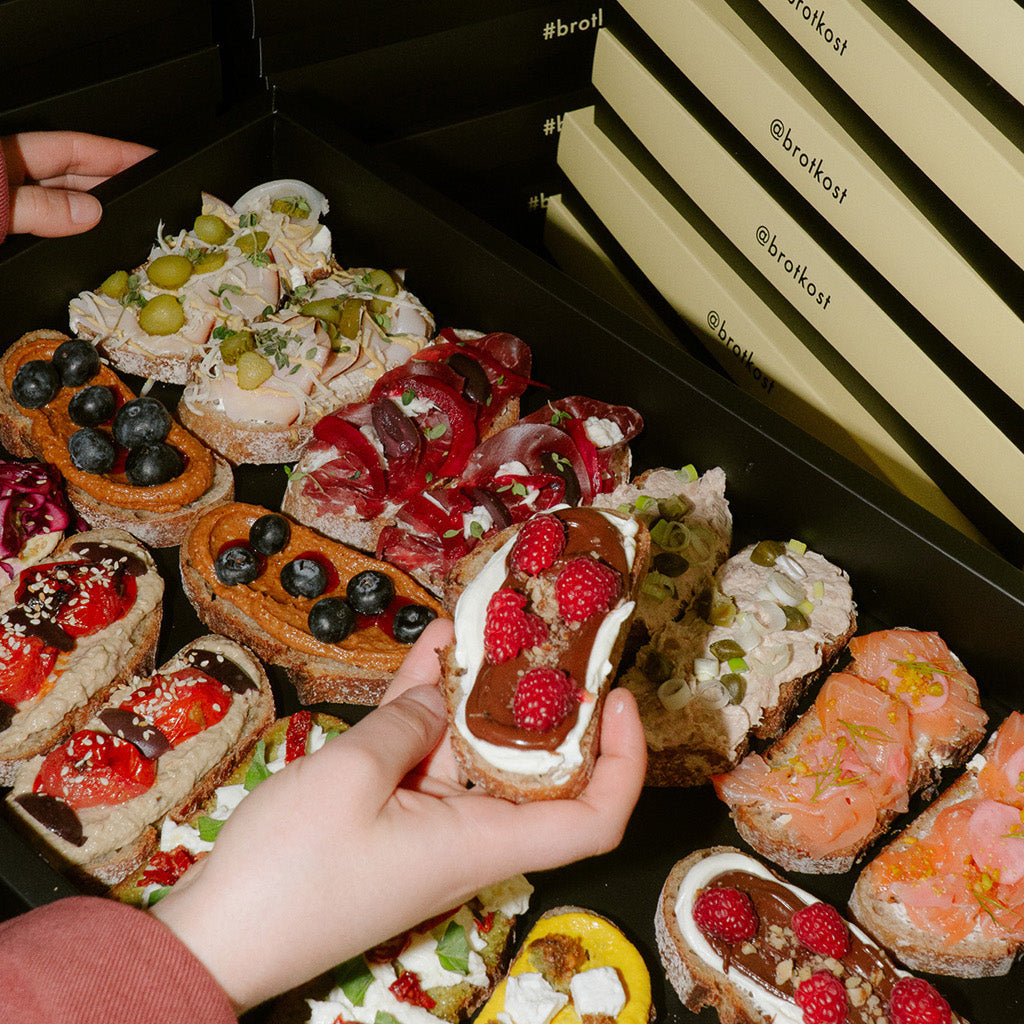 Gemischte Brötchen-Box