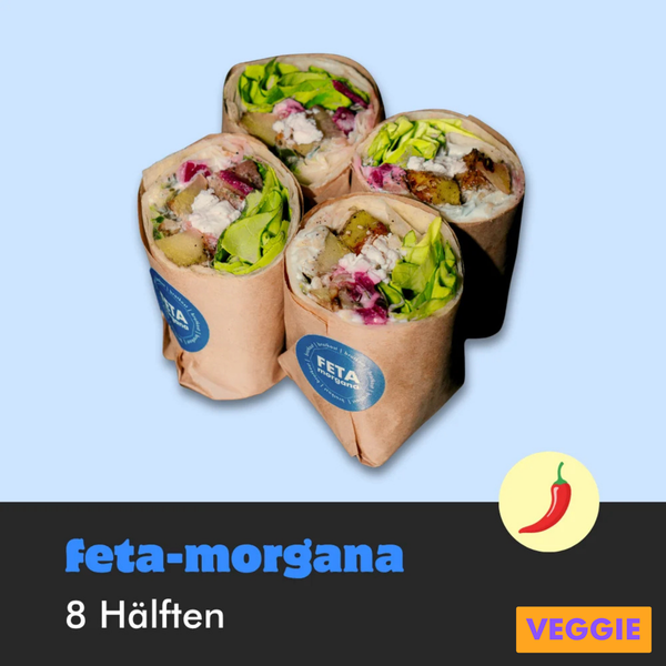 Feta-Morgana (8 Wrap-Hälften)