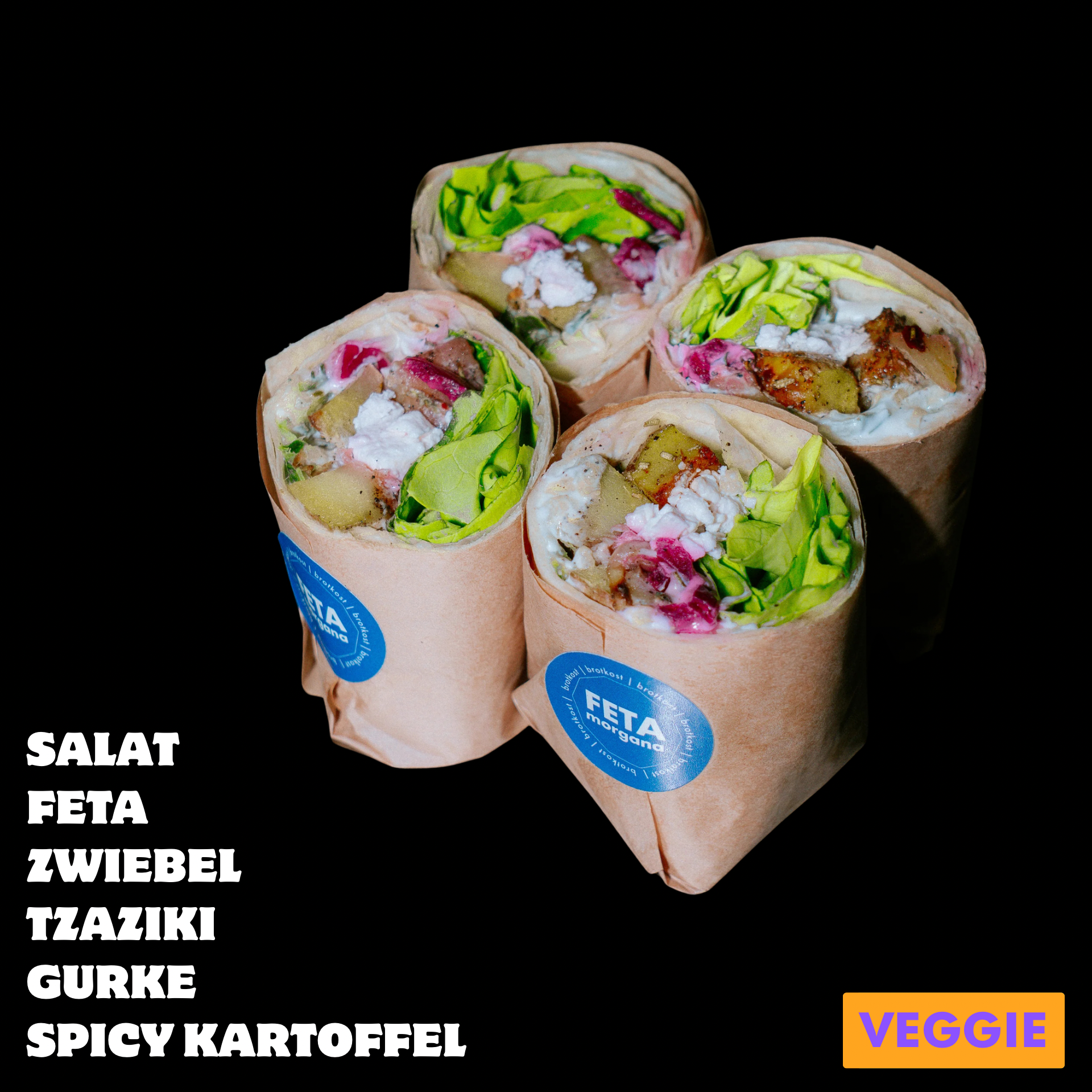 Feta-Morgana (8 Wrap-Hälften)